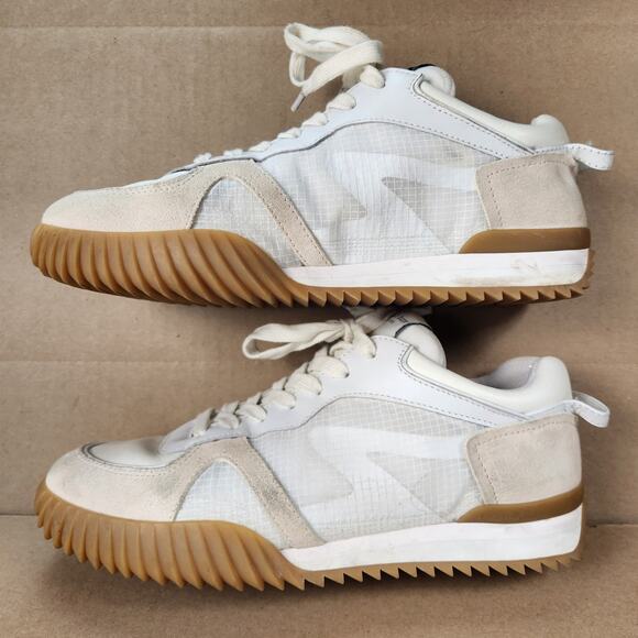 Rag & Bone Womens Retro Runner Sneakers US 9 EU 40 Antique White Gum Sole EUC - Picture 8 of 16